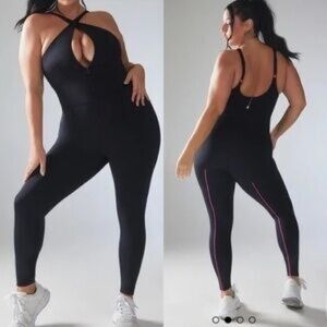 Savage X Fenty Hotline Black Jumpsuit